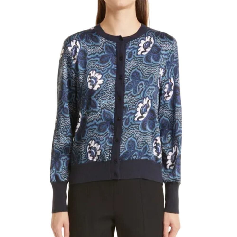 Ted Baker Ryviad Floral Cardigan Size Small